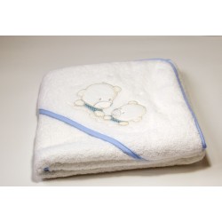 toalha de banho c capuz bordado 1mx1m