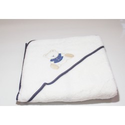 toalha de banho bebé bordada 100x100